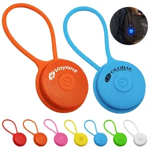 Compact Silicone Rope Safety Keychain Light