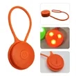 Compact Silicone Rope Safety Keychain Light | https://www.bestnamebadges.com