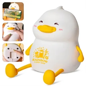 Cute Rechargeable Duck Lamp Night Light W/ Phone Stand