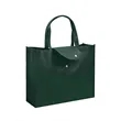 Foldable Non Woven Shopping Bag W/ Snap Flap | https://www.bestnamebadges.com