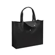 Foldable Non Woven Shopping Bag W/ Snap Flap | https://www.bestnamebadges.com