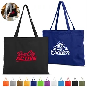 Reusable 12Oz Canvas Shopping Tote Bag 17.7"x13.8"