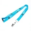 3/4" Custom Polyester Lanyards With Safety Breakaway | https://www.bestnamebadges.com