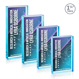Colebrook VividPrint™ Double Sided Award - Blue