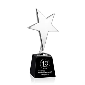 Tuscany Chrome Star on Fortino Base - Black