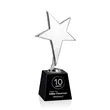 Tuscany Chrome Star on Fortino Base - Black | https://www.bestnamebadges.com