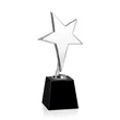Tuscany Chrome Star on Fortino Base - Black | https://www.bestnamebadges.com