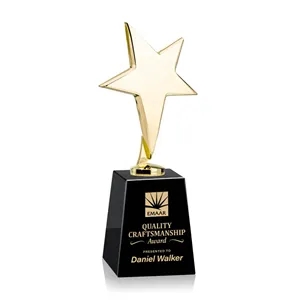 Tuscany Gold Star on Celestina Base - Black