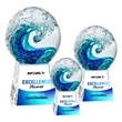 Surfside VividPrint™ Award on Fortino Base | https://www.bestnamebadges.com