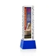 Arezzo VividPrint™ Award on Base - Blue | https://www.bestnamebadges.com