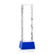 Arezzo VividPrint™ Award on Base - Blue | https://www.bestnamebadges.com