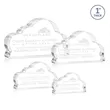 Cloud 9 Award - Clear | https://www.bestnamebadges.com