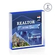 Laval VividPrint™ Double Sided Award - Blue | https://www.bestnamebadges.com