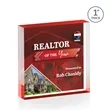 Laval VividPrint™ Double Sided Award - Red | https://www.bestnamebadges.com