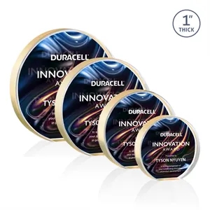 Narita Circle VividPrint™ Double Sided Award - Gold