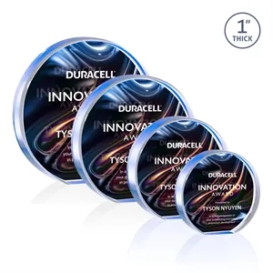 Narita Circle VividPrint™ Double Sided Award - Blue