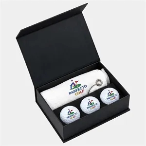 TiTUS® Golf Ball & Microfiber Towel Gift Set
