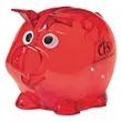 Mini Plastic Piggy Bank | https://www.bestnamebadges.com