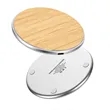 15W Bamboo Wireless Charging Pad | https://www.bestnamebadges.com