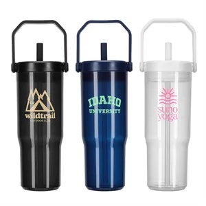All Day 30 oz Recycled Polypropylene Silicone Straw Tumbler