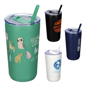 Savor 16 oz Eco-Friendly Ceramic-lined Vacuum Insulated Tumb