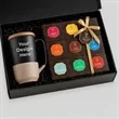 Coffee Gift Set - 16 oz Tahoe Mug & 9-Blend Sampler | https://www.bestnamebadges.com