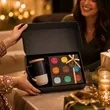 Coffee Gift Set - 16 oz Tahoe Mug & 9-Blend Sampler | https://www.bestnamebadges.com