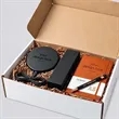 Executive Gift Set - Leather Journal, Pen & Wireless Charger | https://www.bestnamebadges.com