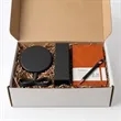 Executive Gift Set - Leather Journal, Pen & Wireless Charger | https://www.bestnamebadges.com