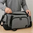 Custom Travel Gift Set - 21" Weekender Duffle & Neck Pillow | https://www.bestnamebadges.com