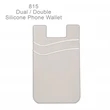 Phone Wallet - Dual Pocket Silicone | https://www.bestnamebadges.com