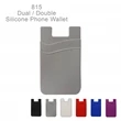 Phone Wallet - Dual Pocket Silicone | https://www.bestnamebadges.com