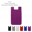 Phone Wallet - Dual Pocket Silicone | https://www.bestnamebadges.com