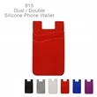 Phone Wallet - Dual Pocket Silicone | https://www.bestnamebadges.com