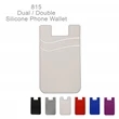 Phone Wallet - Dual Pocket Silicone | https://www.bestnamebadges.com