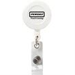 Round Secure-A-Badge Reel with Alligator Clip | https://www.bestnamebadges.com