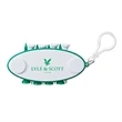 Oval Golf Tee Carrier | https://www.bestnamebadges.com