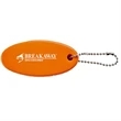 Oval Floating Key Tag | https://www.bestnamebadges.com