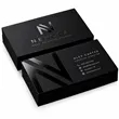 Embossed Gloss Business Cards | https://www.bestnamebadges.com