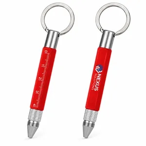 6 In 1 Multifunction Screwdriver Ballpoint Pen Keychain