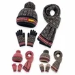 3 Piece Winter Fleece Set - Warm Beanie, Gloves & Scarf | https://www.bestnamebadges.com
