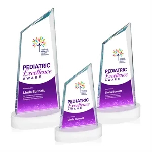 Sandown VividPrint™ Award on Alberton Base - White