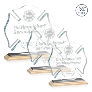 Maltese Cross Award - Bamboo/Ebony