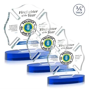Maltese Cross VividPrint™ Award on Alberton - Blue