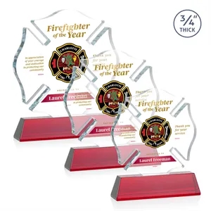 Maltese Cross VividPrint™ Award on Newhaven - Red