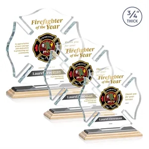 Maltese Cross VividPrint™ Award - Bamboo/Ebony