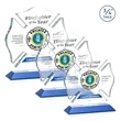 Maltese Cross VividPrint™ Award - Blue | https://www.bestnamebadges.com