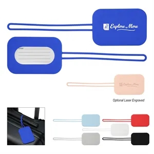 Sleek Silicone Luggage Tag