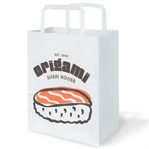 7 X 9 Inch Custom Paper Shopping Bag With Handles
