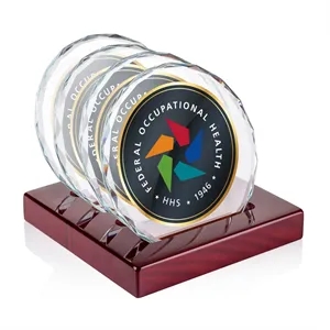Porterfield VividPrint™ Coasters -Set of 4 on Gloss Rosewood